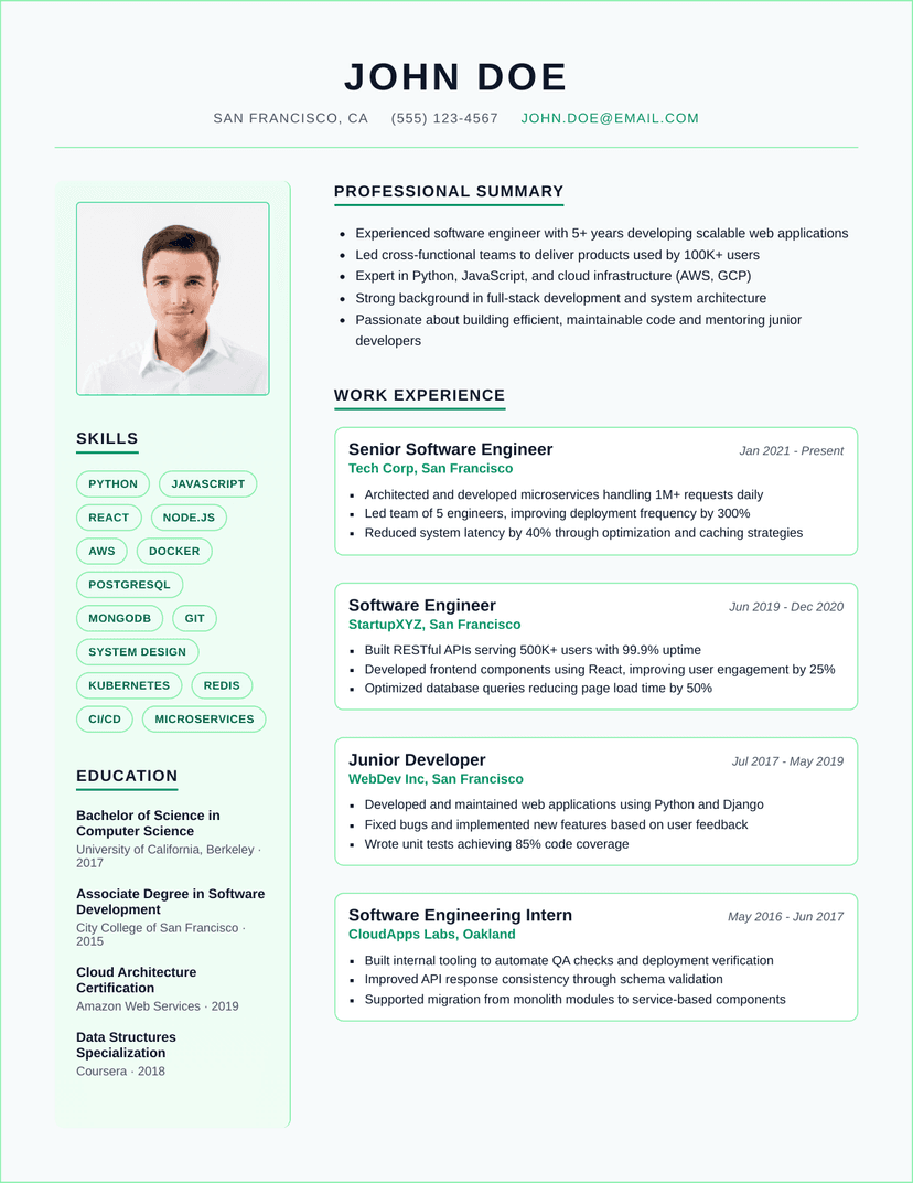 ATS Resume Templates — 200+ Free Designs | Resumly