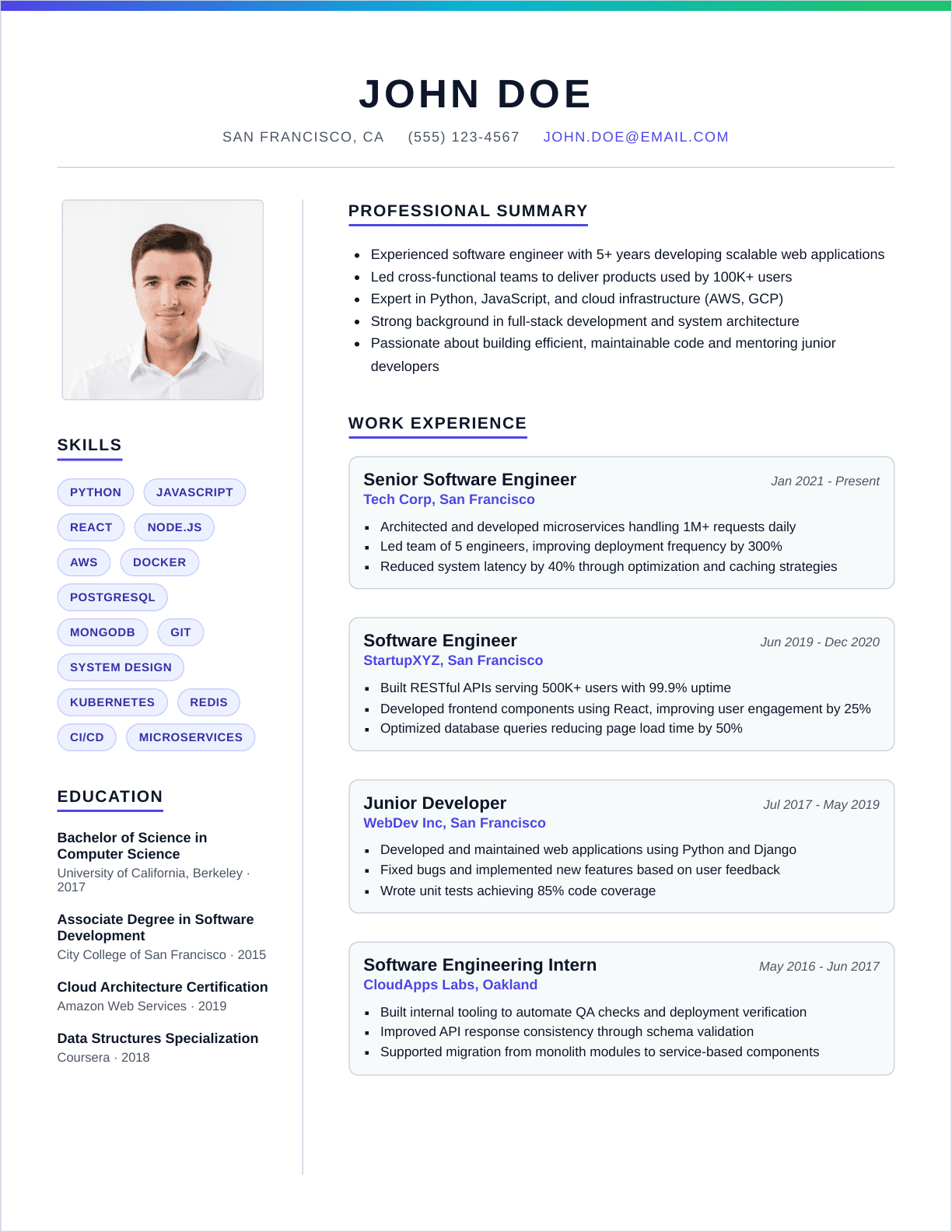 Word Resume Templates — Free .docx Export | Resumly