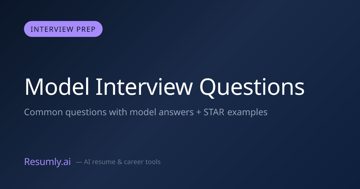 Top Model Interview Questions & Answers – Prepare for Casting Calls