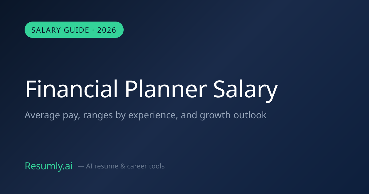 Financial Planner Salary: $85,000 Average (2026)