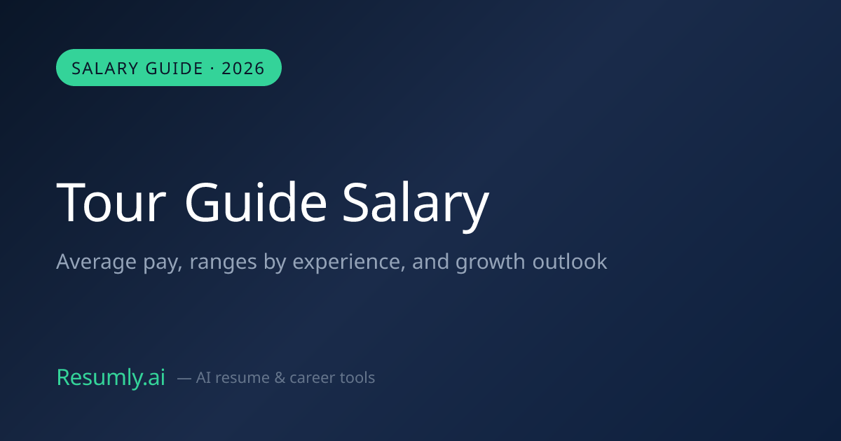 Tour Guide Salary 2026: $30,000 Average Pay